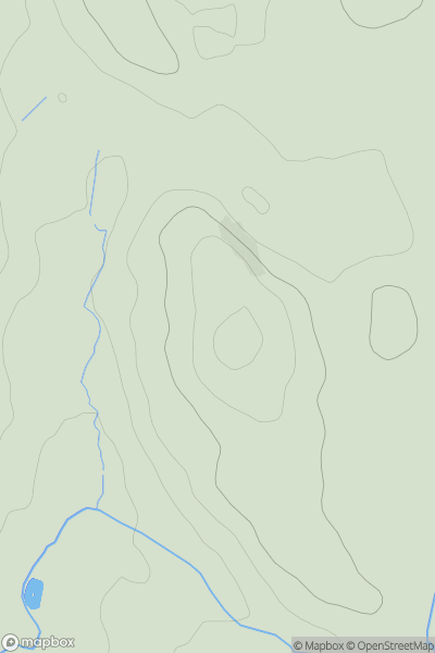 Thumbnail image for Bar Hill [The Glenkens to Annandale] [NX838621] showing contour plot for surrounding peak